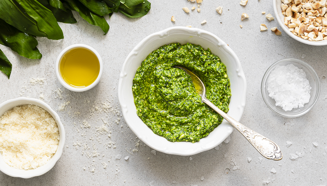 Pesto z medvědího česneku